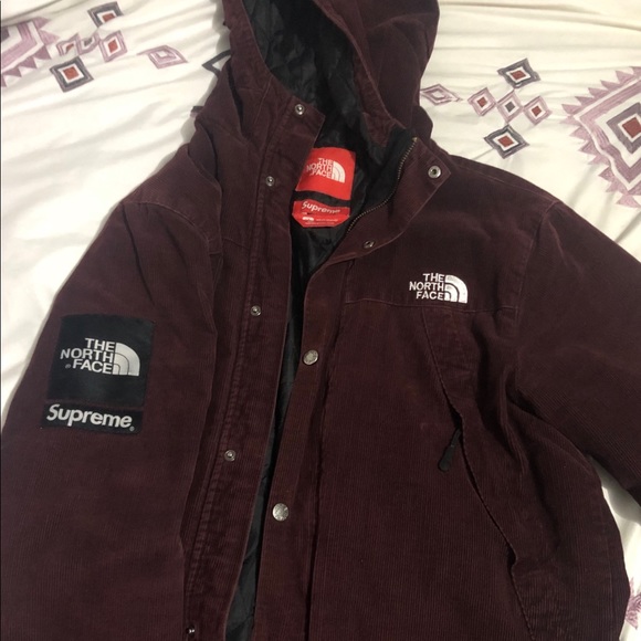 north face corduroy jacket